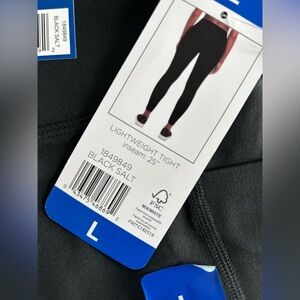 Danskin Black Lightweight Tights/leggings New with tags. Women’s Large